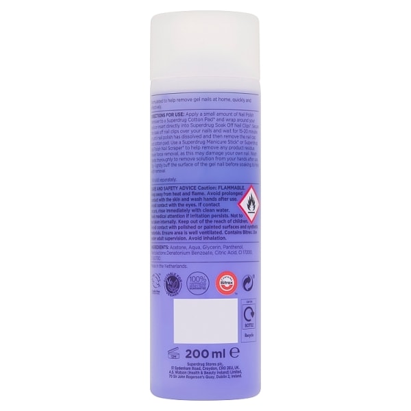 Nail Polish Remover Gel 250Ml