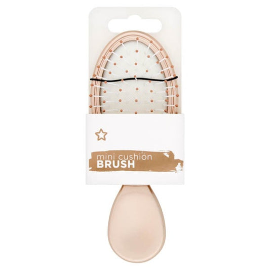 Mini Hair Brush In Gold