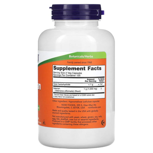 Now Foods, Valerian Root, 500 Mg