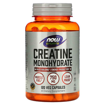 NOW Foods, Sports, Creatine Monohydrate, 750 mg per Capsule