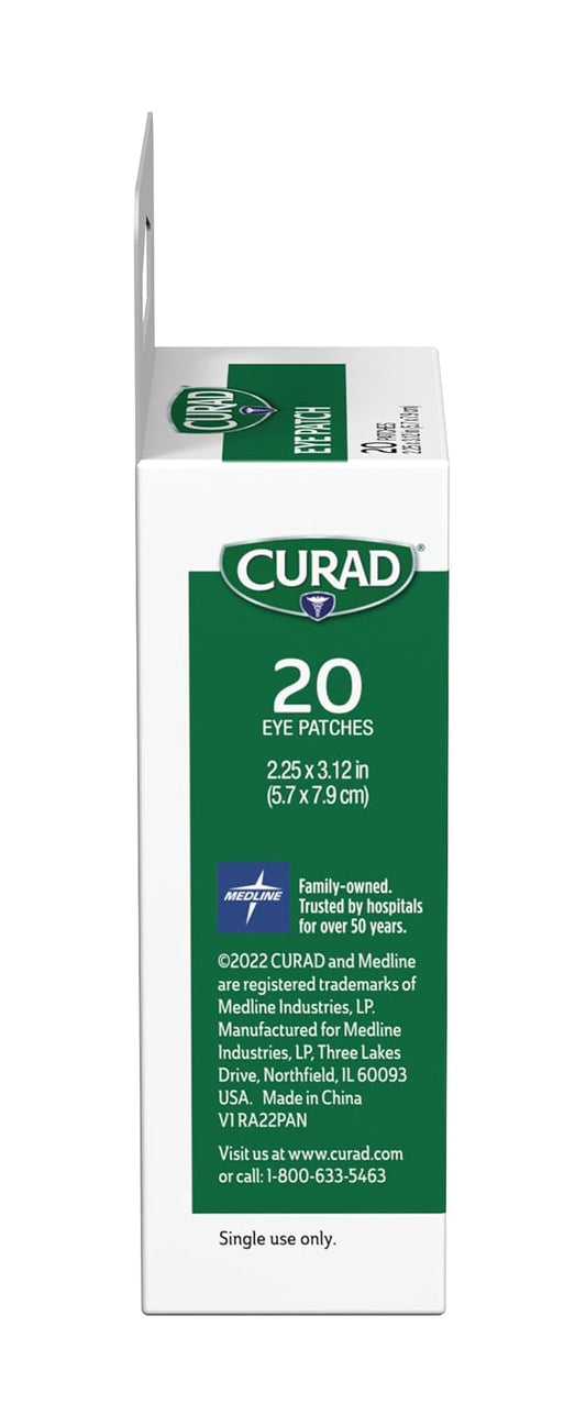 Curad Eye Patch, Non-Woven (Paper), 2 1/4 Inches X 3 1/8, Inches, 20 Count