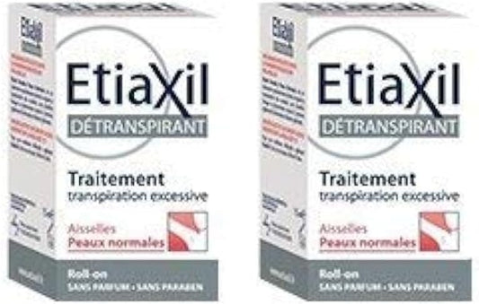 Etiaxil Unpe Rspirant Roll – On Treatment For Armpits Normal Skins 15 Ml Pack Of 2Pcs By Etiaxil