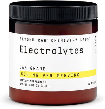 BEYOND RAW Chemistry Labs Electrolytes, 30 Servings, Electrolyte Replenisher