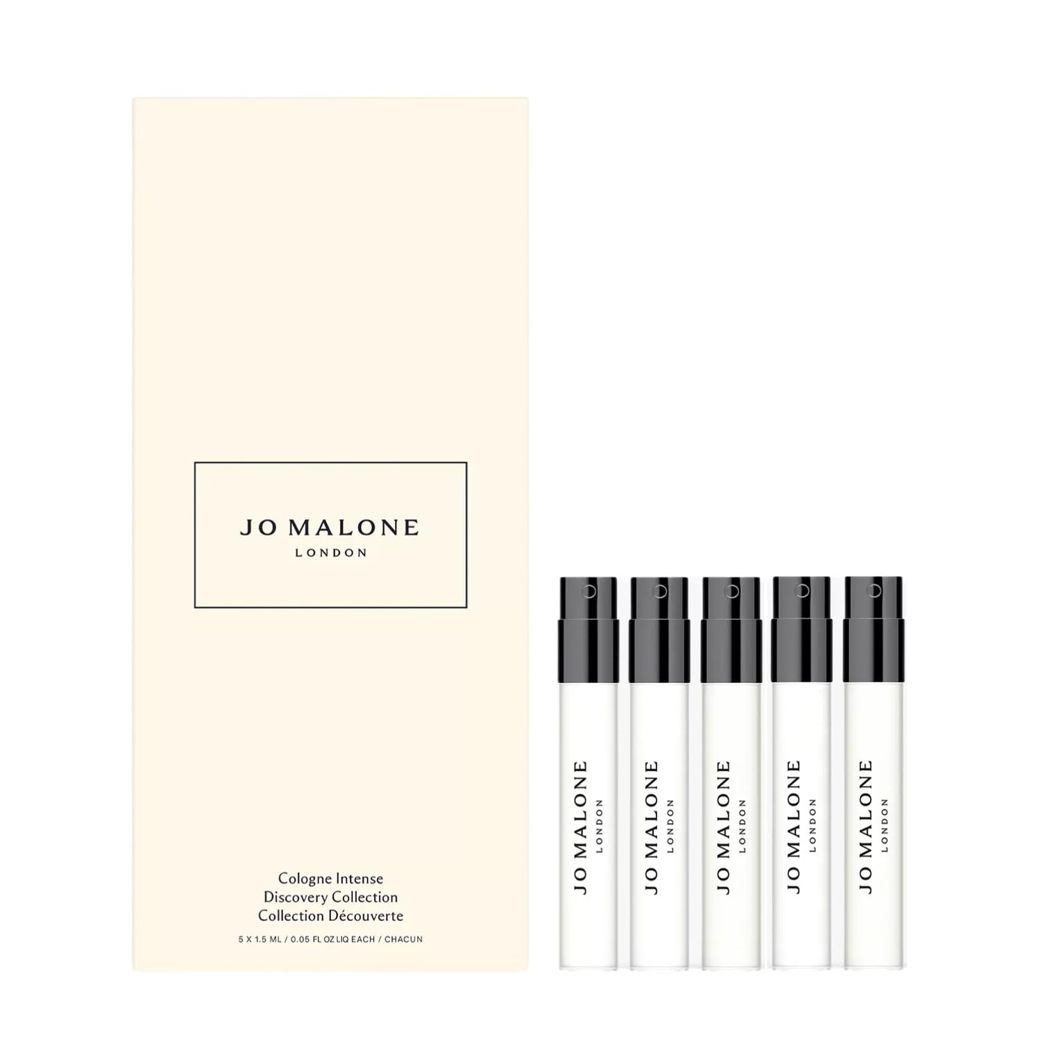 Jo Malone London Limited Edition Cologne Intense Discovery Collection - Tuberose Angelica, Velvet & Oud, Dark Amber & Ginger Lily, Oud & Bergamot And Cypress & Grapevine - 5 X 1.5 Ml / 0.50 Fl Oz