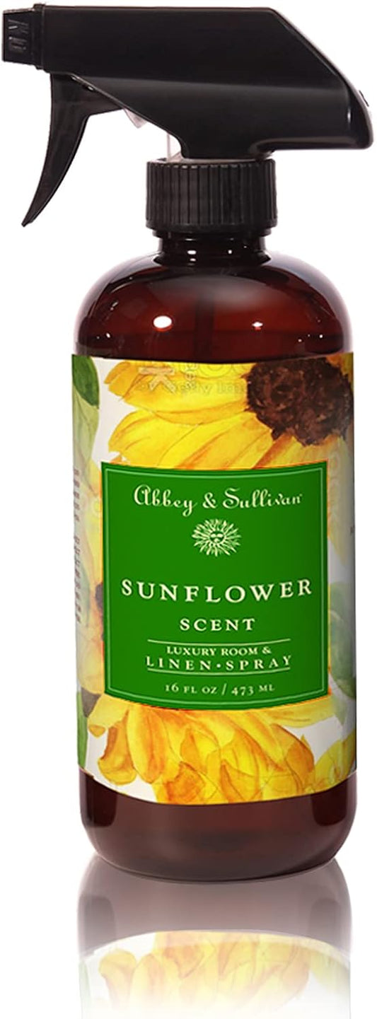 Abbey & Sullivan Linen Spray, Sunflower, 16 oz. : Health & Household