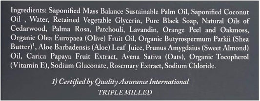 Dr. Woods Bar Soap Raw Black - 5.25 Oz