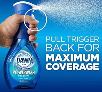 Dawn Platinum Powerwash Dish Spray Fresh Scent Refill - 6 Pack : Electronics