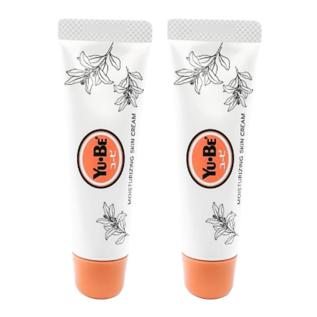 Yu-Be Moisturizing Skin Cream Tube (Duo): Dry & Damaged Skin Relief Cream For Night And Day | Deeply Hydrating Moisturizer For Severely Dry Skin | Vegan Paraben & Cruelty Free - 1 Fl Oz/28Ml X 2