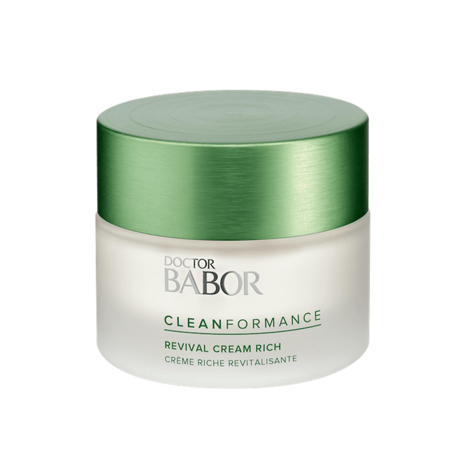 Babor Cleanformance Revival Cream Rich, Revitalizing Probiotic Face Cream With Hyaluronic Acid, Promotes Skin Elasticity & Firmness, Anti Aging Cream To Hydrate And Lift, 1.69 Oz