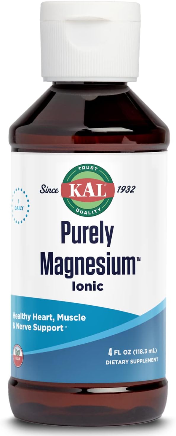 Kal 400 Mg Pure Purely Magnesium, 4 Fluid Ounce : Health & Household