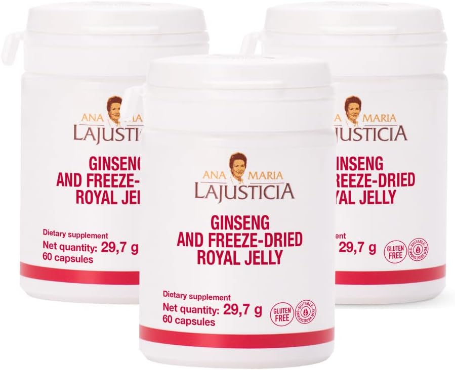 ANA MARIA LAJUSTICIA - Ginseng and Freeze-Dried Royal Jelly - 60 Day T