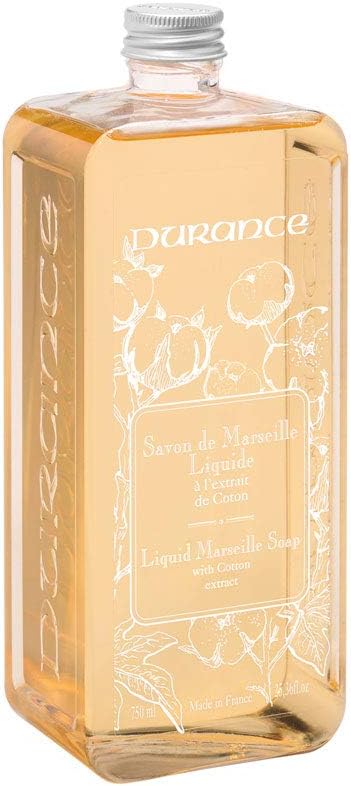 Durance Liquid Marseille Soap Refill With Cotton Extract 750ml – Paraben Free Hand Wash Refill – Vegan Friendly - Gently Cleanses & Nourishes : Amazon.co.uk: Beauty