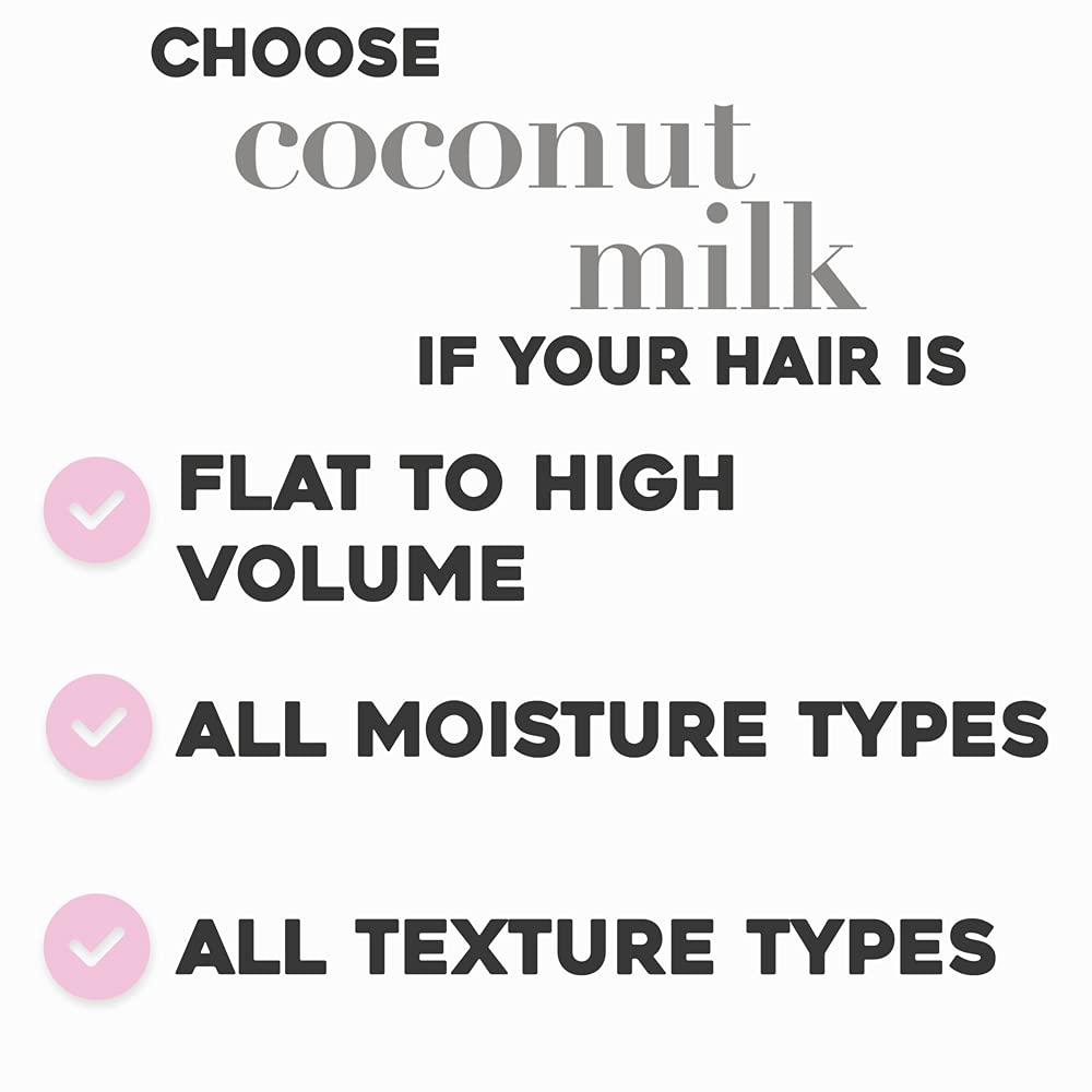 OGX Nourishing + Coconut Oil Weightless Hydrating Oil Hair Mist, Lightweight Leave-In Hair Treatment with Coconut Oil & Bamboo Extract, Paraben & Sulfate Surfactant-Free, 4 fl oz : Beauty & Personal Care