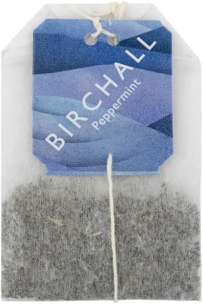 Birchall Tea Bags Peppermint Tea Gift Set, Experience The Cool And Crisp Flavors Of Peppermint Leaves Tea, Box Of 250 Enveloped Plant-Based Tea Bags