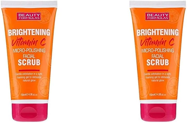 Beauty Formula Vitamin C Brightening Facial Scrub 150Mi (Pack Of 2)