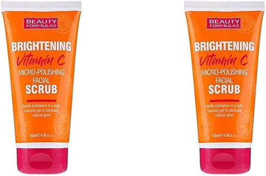 Beauty Formula Vitamin C Brightening Facial Scrub 150Mi (Pack Of 2)