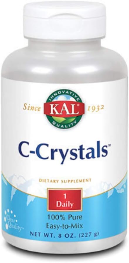 KAL Vitamin C Crystals Unflavored Tablets, 1250 mg, 8 Ounce : Health & Household