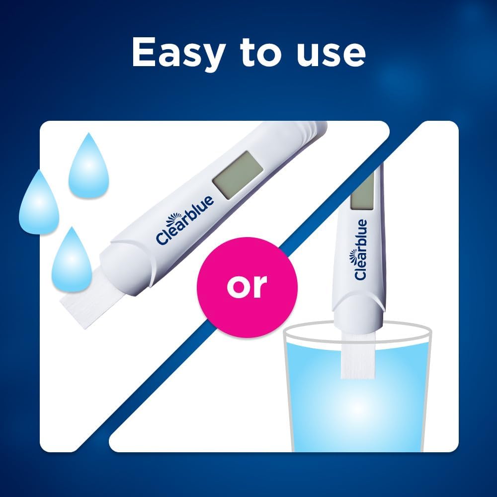 Clearblue Early Digital Pregnancy Test, Early Detection at Home Pregnancy Test, 5 Ct : Health & Household