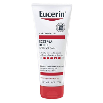 Eucerin Eczema Relief Body Cream, Eczema Cream With Colloidal Oatmeal, Ceramide-3 And Licorice Root Extract, 14 Oz Tube