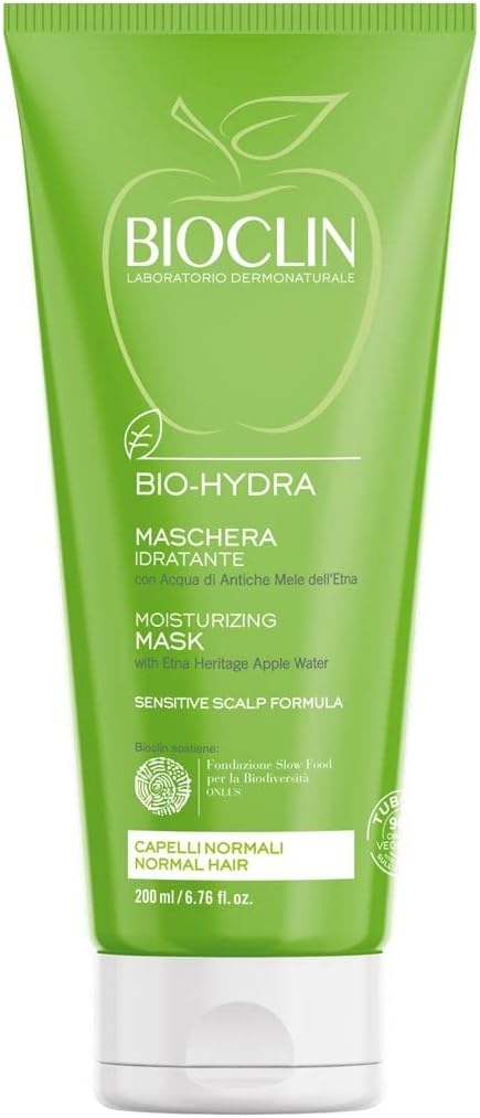 Bioclin Bio-Hydra - Maschera Idratante Per Capelli Normali, 200Ml