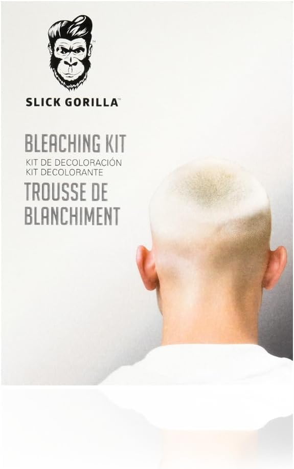 Slick Gorilla Bleaching Kit, Blonde, Permanent Lightener, Permanent Blonde Bleach Hair Dye