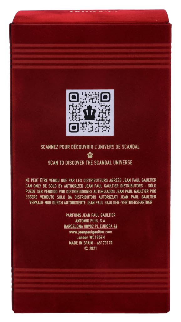 Jean Paul Gaultier Scandal Men 5.1 Oz Edt Spray : Beauty & Personal Care