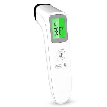 Contactless Infrared Digital Thermometer - 4 in 1 Medical Thermometers Forehead, Room, Liquid & Object Temperature. Suitable for All Ages