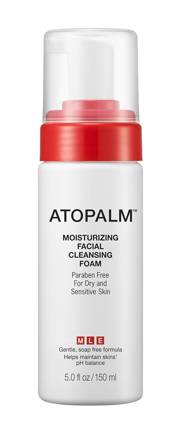 Atopalm Moisturizing Facial Cleansing Foam, Paraben Free For Dry & Sensitive Skin Face Wash, Hyaluronic Acid, Skin Ph Balance 5.5, K-Beauty, 5.0 Fl Oz, 150Ml