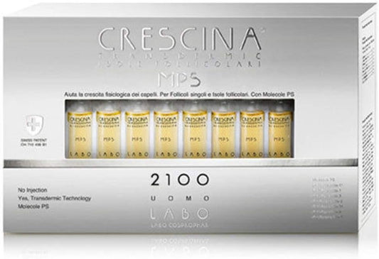 Labo Crescina Transdermic Mps Follicular Islands Ri-Growth 2100 Hair Fall Man 20 Vials