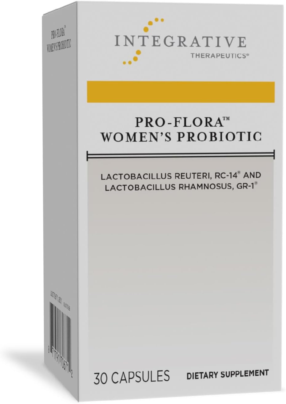 Integrative Therapeutics Pro-Flora Women'S Probiotic - Lactobacillus Rhamnosus Gr-1 And Lactobacillus Reuteri Rc-14 Strains - Urogenital And Women'S Health Support Supplement* - 30 Capsules