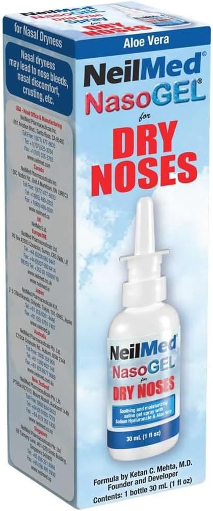 NeilMed NasoGel Drip Free Gel Nose Spray 1 oz by NeilMed : Health & Household