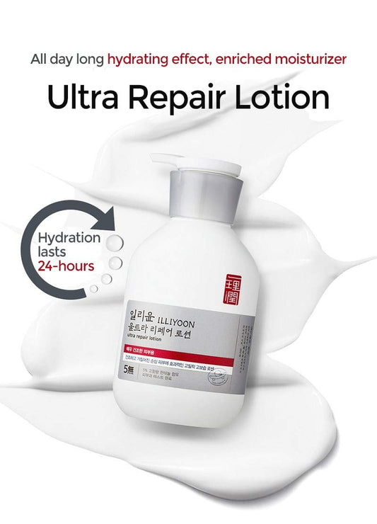 Illiyoon Ultra Repair Lotion 350Ml With Ultra Repair Cream 200Ml