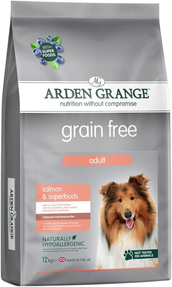 Arden Grange Grain free adult salmon & superfoods 12kg :Pet Supplies