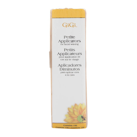 Gigi Accu Edge Wax Sticks For Hair Removal – Small, Wax Applicator Sticks, Wooden Waxing Stick For Upper Lip & Eyebrows, 100 Ct