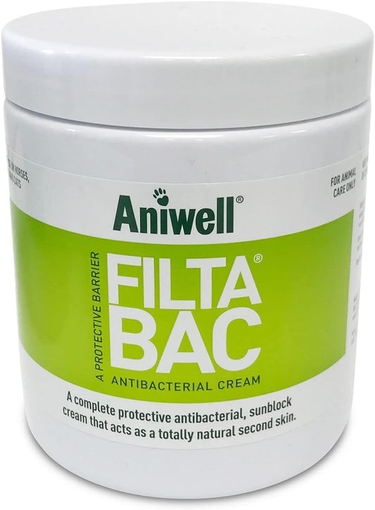 Aniwell Filtabac Antibacterial Cream with Sunblock x Size: 500g Tub