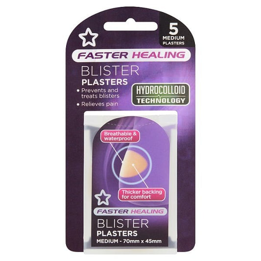 Medium Blister Plasters X 6