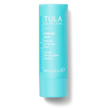 Tula Skin Care Makeup Melt Makeup Removing Balm - Travel-Friendly, Dissolves Stubborn Makeup And Softens Skin, 0.32 Oz