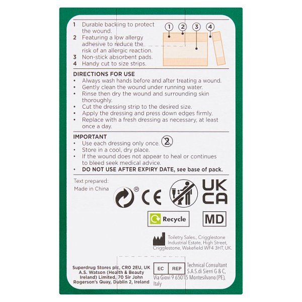 Fabric Plaster Strip 6Cm X 1M