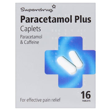 Paracetamol 500Mg Plus Caffeine 65Mg Caplets X 16
