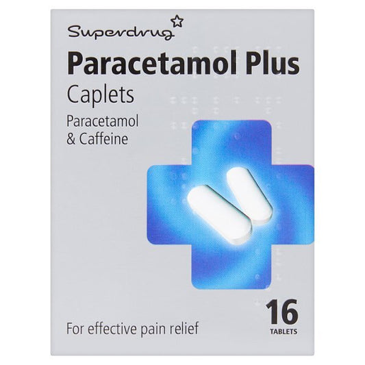 Paracetamol 500Mg Plus Caffeine 65Mg Caplets X 16