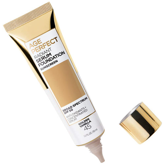 L'Oreal Paris Age Perfect Radiant Serum Foundation With Spf 50, Golden Vanilla, 1 Fl. Oz