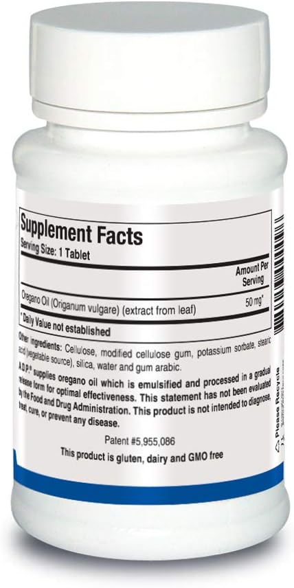 Biotics Research A.D.P. - Oil Of Oregano, Patented Formula, Micro-Emulsion Technology, Sustained Release For High Absorption, Gi Health. 60 Tablets