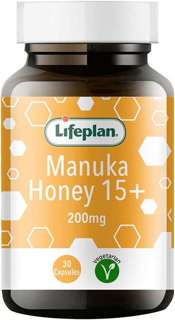 Lifeplan Active 15+ Manuka Honey 200Mg Capsules 2 X 30 Capsules