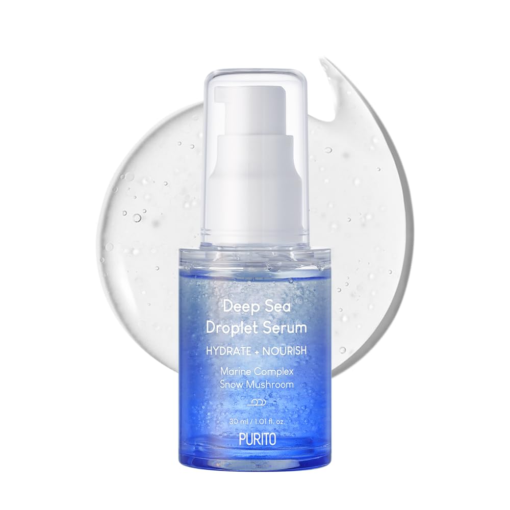 Purito Deep Sea Droplet Seurm / 1.01 Fl Oz/Vegan & Cruelty-Free/Safe Ingredients/Facial Serum