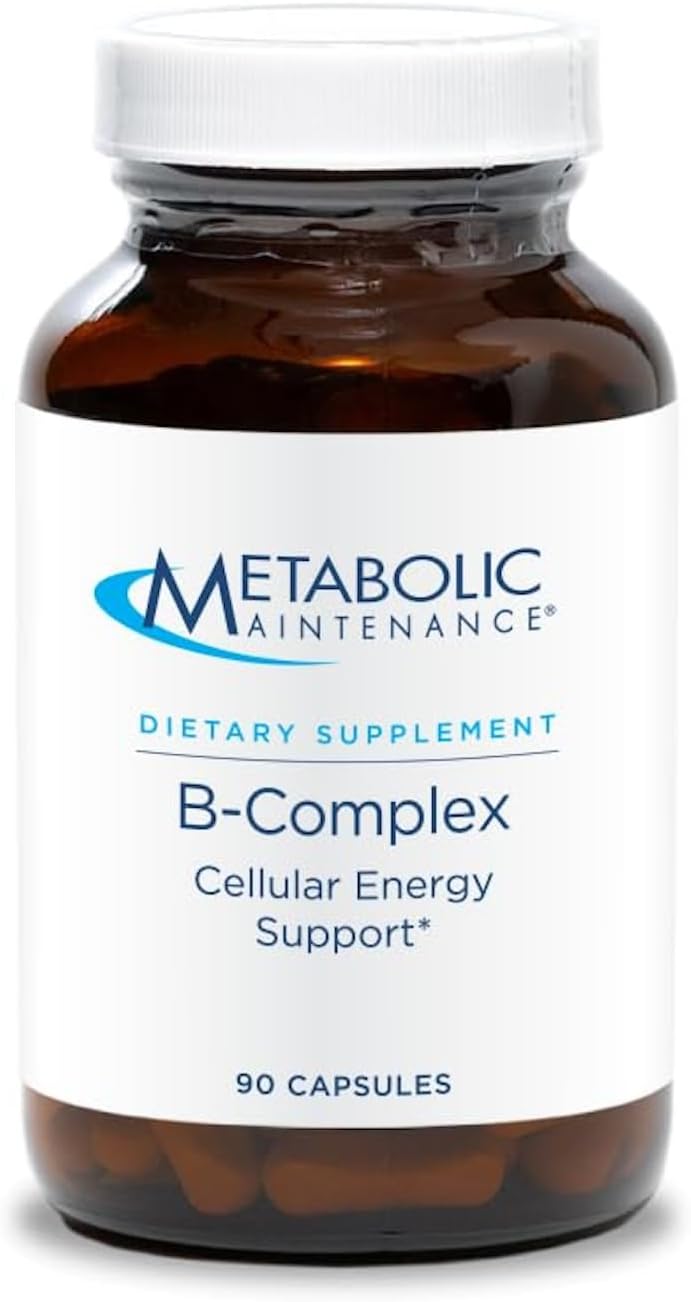 Metabolic Maintenance Brain Cell Support + Bioavailable B Complex - Citicoline, DMAE, Phosphatidylserine + Ginkgo to Support Memory + Focus (60 Caps), Methyl B12, B6 as P-5-P + Methylfolate (90 Caps) : Health & Household