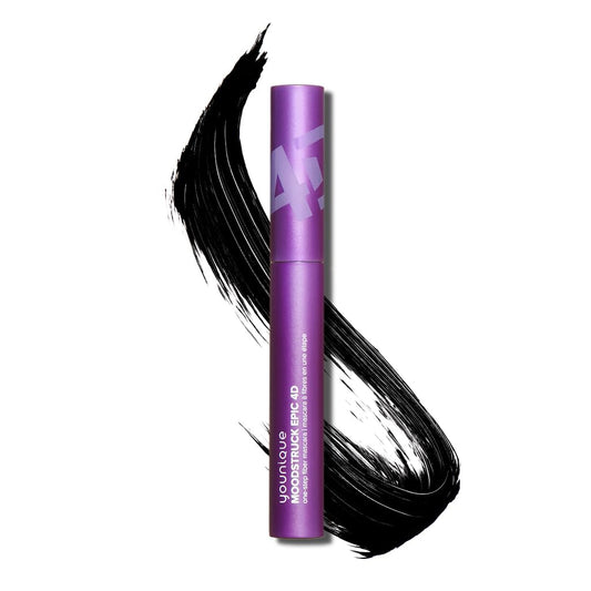 Moodstruck Epic 4D Fiber Lash Mascara | 7 Ml | Long Lasting Mascara Black Volume And Length, Lengthening, Thickening, Fuller Lashes Amplify Smudge-Proof Eyelash Makeup