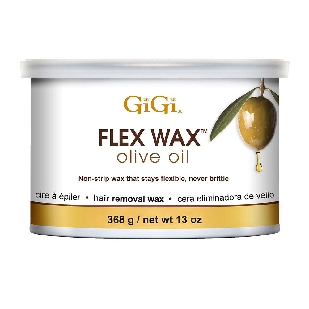 Gigi Olive Oil Flex Wax Hair Removal Wax, 13 Oz