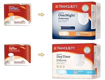 Tranquility Prem Overnight Disp Absorb Underwear Xl 56Ct