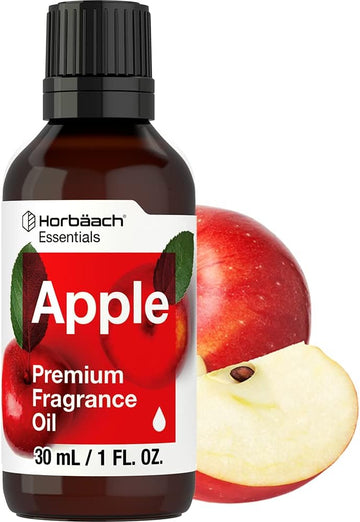 Horbäach Apple Fragrance Oil | 1 Fl Oz (30ml) | Premium Grade | for Diffusers, Candle and Soap Making, DIY Projects & More