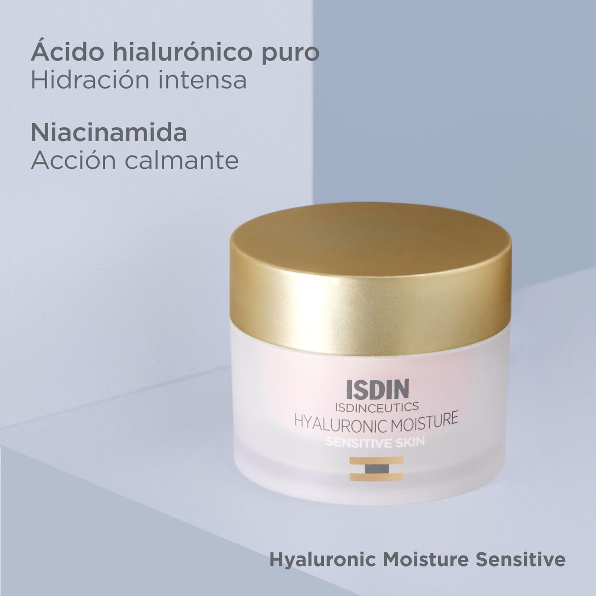 Isdin Isdinceutics Hyaluronic Moisture Sensitive Skin Calming Daily Face Moisturizer With Hyaluronic Acid 1.76 Oz : Beauty & Personal Care